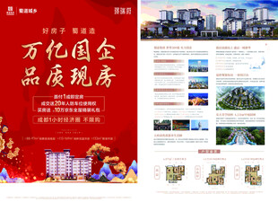 房地产DM单  户型图