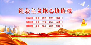 社会主义核心价值观宣传图