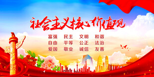 社会主义核心价值观宣传图