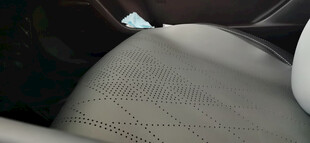 汽车座椅坐垫特写