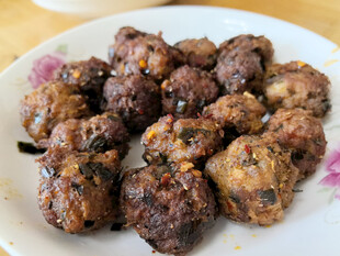 美味焦香肉丸子