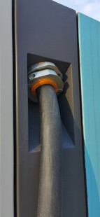 充电设备细节特写