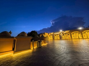 夜晚的特色建筑景观