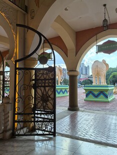 死海检票口拱形门装饰景观