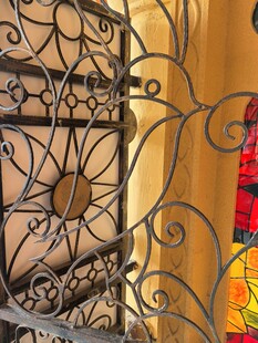 铁艺装饰细节特写