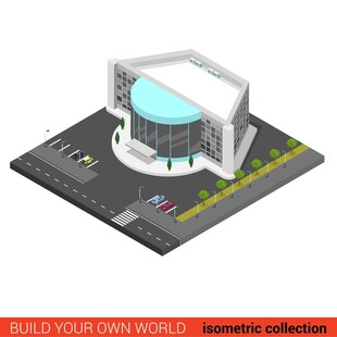 现代风格建筑模型展示