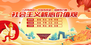 社会主义核心价值观宣传图