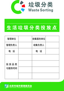 生活垃圾分类投放点