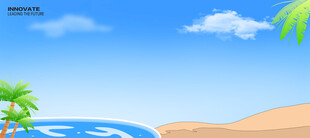 夏日海滩风背景