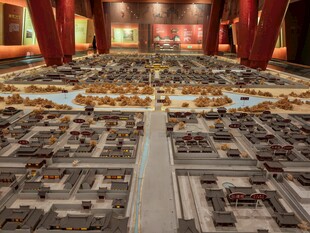 古代洛阳建筑模型