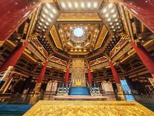 洛阳明堂华丽宫殿内景