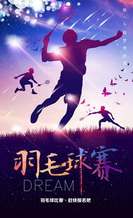羽毛球海报