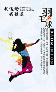 羽毛球海报
