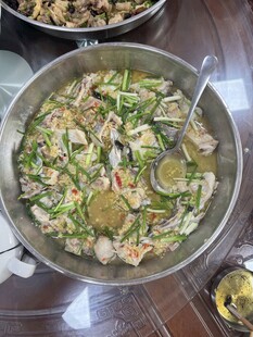 蒜蓉蒸鱼雄鱼鱼身鱼头
