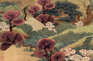 林芝插画
