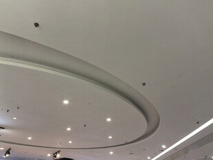 弧形吊顶室内灯光设计