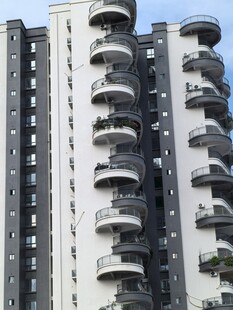 现代高层住宅外观