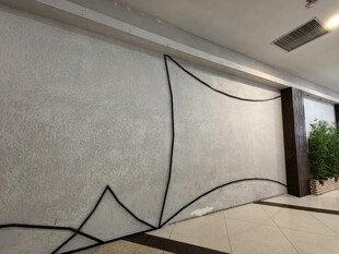 现代简约风抽象线条墙面