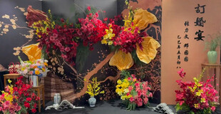 中式插花展现古典雅致美