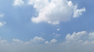 蓝天白云美景