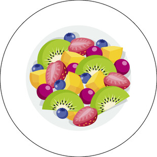 美味缤纷水果拼盘