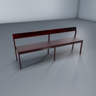 公园长椅c4d