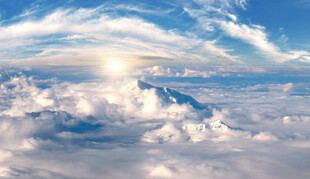 高空壮美云海景观