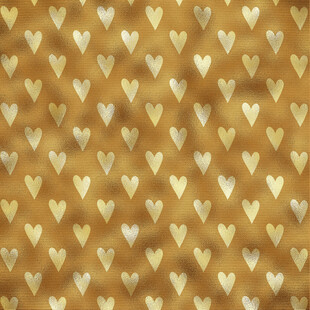 金色心形图案背景纹理