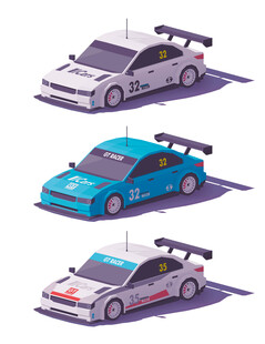 立体跑车