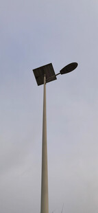 户外太阳能路灯特写