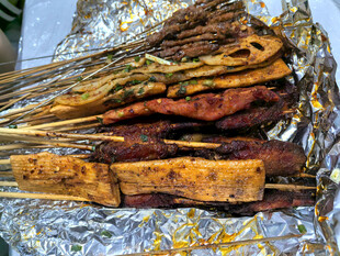 美味烤串与锡纸