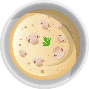 奶油蘑菇汤