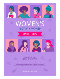 妇女节海报设计