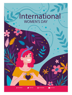 国际妇女节插画