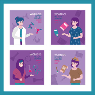 多样职业人物展示