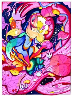 梦幻色彩抽象艺术装饰画作