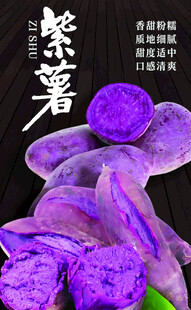 紫薯特写展示