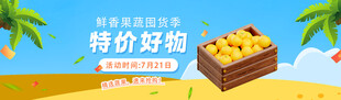 特价芒果促销banner