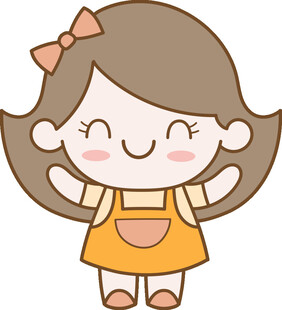 可爱卡通小女孩形象