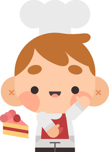 可爱小厨师与美味蛋糕