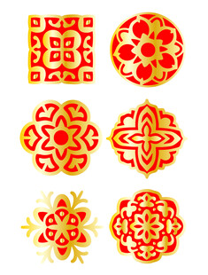 中式传统吉祥花纹