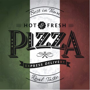热鲜披萨设计图