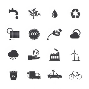 环保相关图标集合