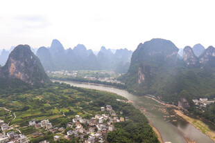 漓江山水风光全景图