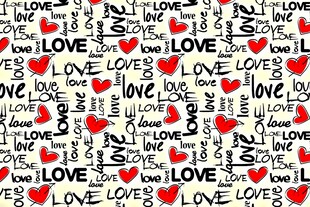 LOVE印花