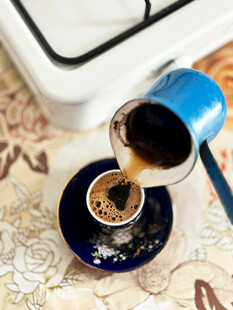 手冲咖啡制作瞬间