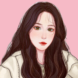 长发少女插画