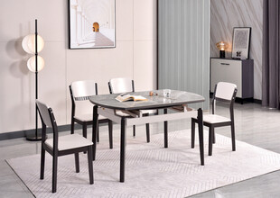 现代简约风格餐桌椅组合