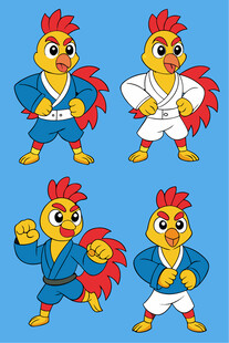 功夫小鸡武术动作展示