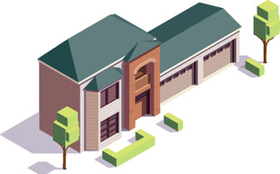 现代风格住宅建筑设计图